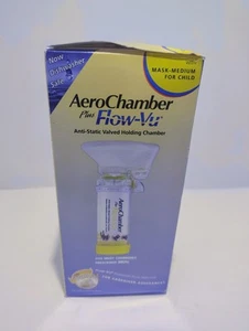 Aero Chamber Plus Flow-vu Antistatikventil Haltekammer mit Maske - Medium - Bild 1 von 1