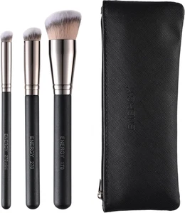 Set Di Pennelli Angolati 3 in 1 per Fondotinta Con Punte Piatte, Pennello per Co - Foto 1 di 12