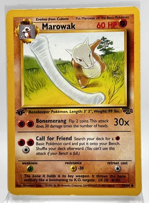 Marowak 39/64 Jungle First 1st Edition 1999 LP - Image 1 of 2