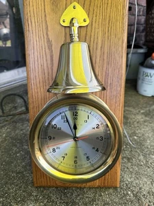 Bell Clock Co. Brass Ships Clock 🔔Sounds Amazing🔔 - Picture 1 of 11