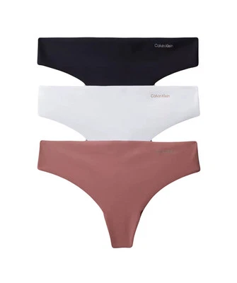 Nuevo con etiquetas Calvin Klein.  Pack de 3. Micro Tanga Invisible.  Multicolor. Precio de venta sugerido por el fabricante $35,00 Foto 1 de 4