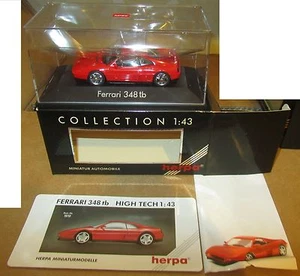Modellino Herpa Ferrari 348 TB Rossa Collection 1:43 SPESE GRATIS - Imagen 1 de 1
