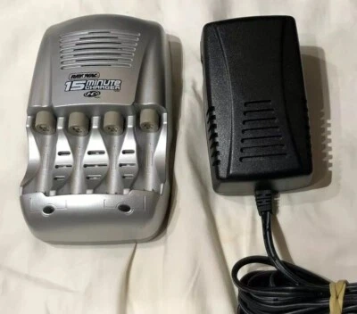 RAYOVAC PS5 Battery Charger ONLY 15 minute 4 AA or AAA Batteries I-C3 NiMH NiCd - Изображение 1 из 4