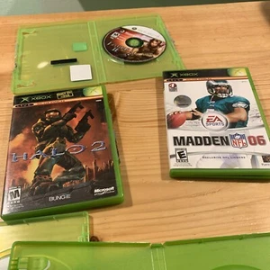 Lot Of 5 Xbox & Xbox Live Call of Duty 4 Halo2 Madden 06 Fable 2 Dead2 Rights - Picture 1 of 6