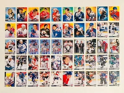 1992-93 Upper Deck NHL Huge Lot of 159 Partial Set RC Prospects Stars HoF CL440 - Image 1 of 4