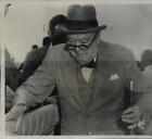 1954 Press Photo Prime Minister Winston Churchill At National Airport