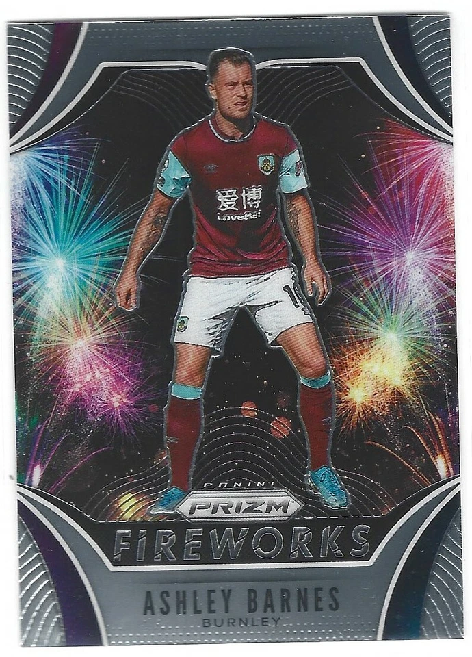 ASHLEY BARNES 2020-21 PRIZM PREMIER FIREWORKS BURNLEY O2 - Image 1 of 1