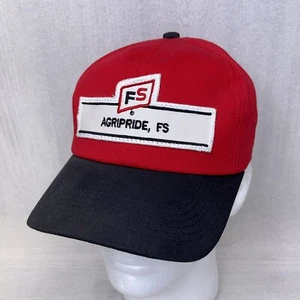 Vintage Argipride FS Hat Cap Patch K Products Red Black Adjustable *READ - Picture 1 of 11