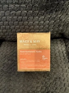 Mary & May Rose Hyaluronic Hydra Wash Off Face Mask Pack 4.4 oz NEW SHIPS FREE - Picture 1 of 4
