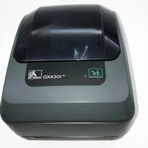 Zebra GX430t Thermal Label Printer USB LAN Ethernet Network GX43-102410 