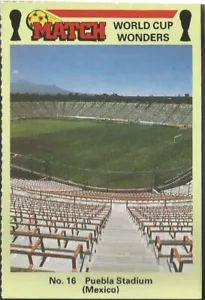 REVISTA PARTIDO-MARAVILLAS COPA DEL MUNDO-1986- #16-MÉXICO-ESTADIO PUEBLA - Imagen 1 de 2