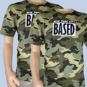 Mens Camo T Shirts 100% Cotton Slim fit CAMOUFLAGE Tee Shirt | Clearance Sale - Picture 1 of 8