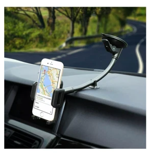 Car Windshield Mount Cradle Holder Stand GPS for Cell Phone Universal 360° - Picture 1 of 5