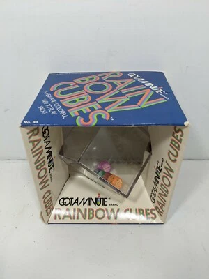 Vintage Yahtzee Got A Minute Game Rainbow Dice Shaker Cube - Brand New - Image 1 of 3