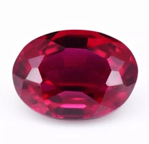 Rare 9.15 Ct Loose Blood Red Mozambique Ruby Like Corundum Heated Gemstone - Picture 1 of 8