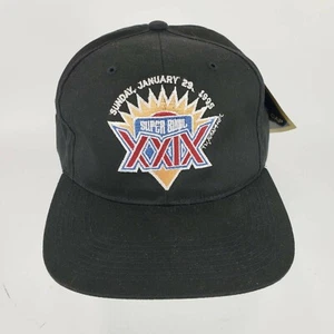 Super Bowl XXX The G Cap Mens Baseball Cap Black 1995 Vintage Snapback OS New - Picture 1 of 8