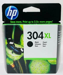 HP N9K08AE HP 304xl Cartouche D'Origine Noir XL Envy 5010/5020/5030/5032 - Photo 1/2