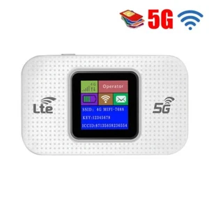 MODEM WIFI PORTATILE 4G/5G ROUTER MOBILE 150MBPS HOTSPOT CON DISPLAY LED - Foto 1 di 5