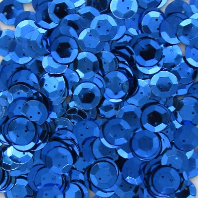 Блестки королевский синий (секунды) (два отверстия) 12 мм круглый чашка ~ 240/ ~ 2500 шт. свободного HQ - Изображение 1 из 2