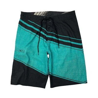 Boardshort O'Neill Obscure negro bloque de color pantalones de natación entrepierna de 10" para hombre 30 Foto 1 de 4