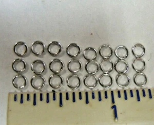 Anillos de salto enchapados de 1/8" de diámetro (48 piezas) de Don Mills Models - Imagen 1 de 4