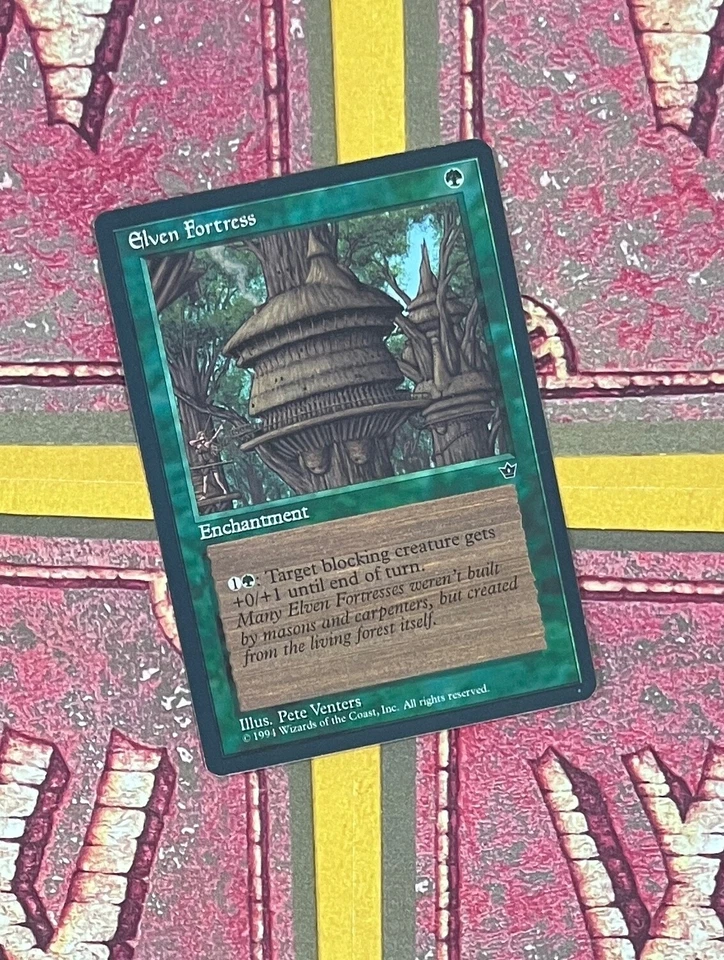 MTG ELVEN FORTRESS (Venters) Fallen Empire (Wyvern Back) (OldManMTG 010-541) - Image 1 of 4