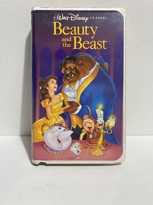 VTG Black Diamond Walt Disney Classic Beauty & The Beast VHS Christmas Lead 92 - Image 1 of 4