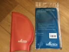 Silicone swim cap. Swimtech brand.  One size. New. Red