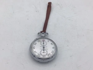Vintage C.L. Guinand 7 Jewel Split Second Stopwatch ~Runs~ Switzerland S2 - Imagen 1 de 4