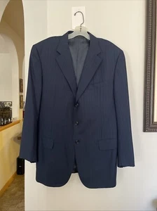 Chaqueta SARTORIA RAVAZZOLO LORO PIANA 54R Verano Tasmania Seda Lana Rayas 46 - Imagen 1 de 20