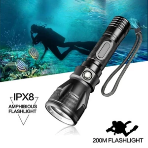Linterna LED subacuática 200000LM para buceo camping - Imagen 1 de 11