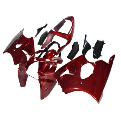 Kit de carenados rojo caramelo para carrocería ABS Kawasaki ZX6R Ninja 2000 2001 2002 ZX-6R Foto 1 de 4