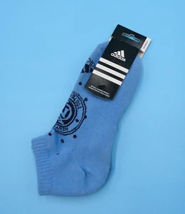 NYCFC Ankle Socks Womens One Size Adidas Blue Soccer Sports Mid Y2K New York - Picture 1 of 2