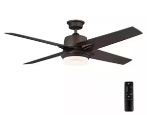Home Decorators Collection Ceiling Fan W/ Light And Remote 56" Espresso Bronze - Picture 1 of 4