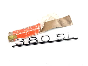 NOS Genuine Mercedes Benz R107 380SL Rear Chrome Trunk Badge 1078170815 71-89 - Picture 1 of 5