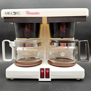 Vintage Mr Coffee Brewmates JR-44 Dual Brewer 4 Tassen 2 Karaffe getestet funktioniert - Bild 1 von 18