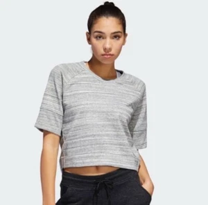 ADIDAS WOMEN'S SPORT 2 STREET TEE, SIZE LARGE, MOISTURE-WICKING ACTIVEWEAR - Foto 1 di 5