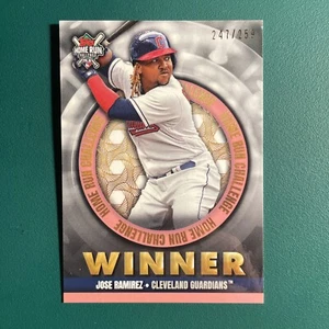 Carta vincitrice sfida home run TOPPS JOSE RAMIREZ 2022 247/259 MAGGIO. SP - Foto 1 di 2