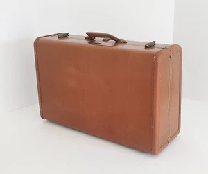 Maleta lateral cónica marrón vintage equipaje Samsonite con llaves exhibición almacenamiento utilería - Imagen 1 de 10