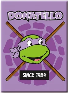 Teenage Mutant Ninja Turtles Donatello Face On Bo Staffs Imán de refrigerador NUEVO - Imagen 1 de 1