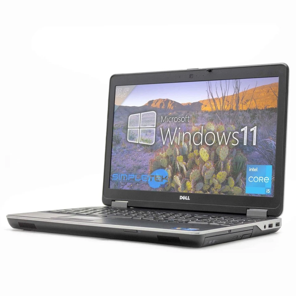 DELL E6540 15,6" WINDOWS 11 16GB 480GB FHD i5 NOTEBOOK GPU AMD 2GB PC EDITING - Immagine 1 di 4