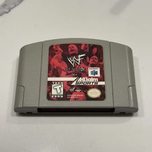 WWF Attitude (Nintendo N64, 1999) Authentic Pins Cleaned TESTED FREE SHIPPING - Picture 1 of 8
