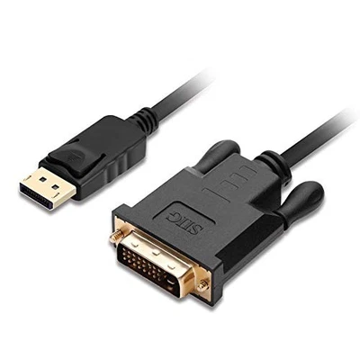 SIIG DisplayPort to DVI 6ft Cable (cbdp1v12s1) - Image 1 of 4