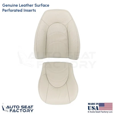 Сменные чехлы из натуральной кожи для водителя Jaguar XKR XK8 2000-2006 годов выпуска с овсянкой - Изображение 1 из 4