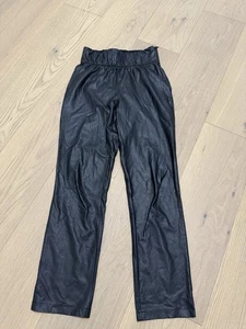 Brochu Walker Juniper Stretch Hose Damen Small schwarz Kunstleder Karriere  - Bild 1 von 12
