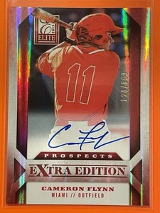 2013 Panini Elite Edizione Extra Cameron Flynn Auto /899 #182 Baseball Marlins - Foto 1 di 3