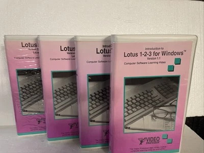 Video Professor: Level Intro, I,II, III Computer Software Learning VHS - Image 1 of 4