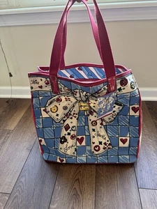 Brighton Love Sparkle Tote Bow Hearts Pup Love Is All You Need - Picture 1 of 14