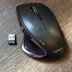 Logitech Performance MX Wireless Mouse USB Dongle Included M-R0007 Black Tested - Picture 1 of 6