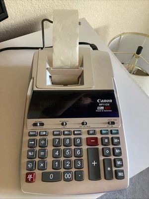 Canon MP11DX Printing Calculator Clock Calendar 2-Color Tested Working - Image 1 of 2